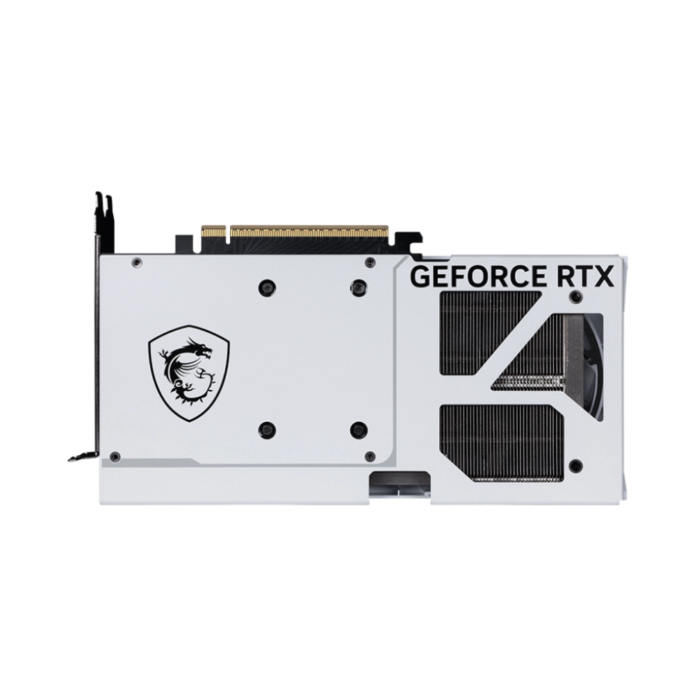 MSI Nvidia Graphic Card RTX 5070 12GB DDR7 Ventus 2X OC White Dual Fan view 3